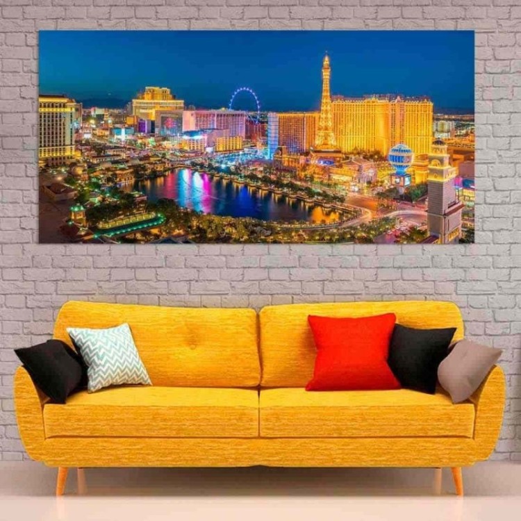 Painel Fotográfico Cidade Las Vegas Viajem 504833629