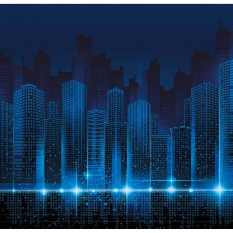 Painel Fotográfico Cidade Noturna N015272