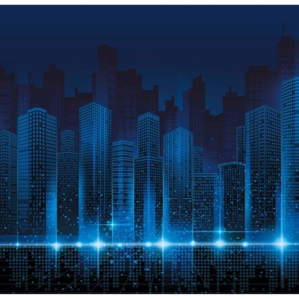 Painel Fotográfico Cidade Noturna N015272