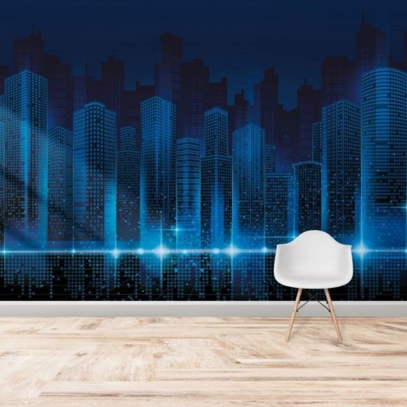 Painel Fotográfico Cidade Noturna N015272