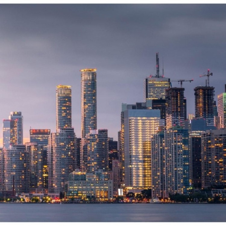 Painel Fotográfico Cidade Toronto Noturna N014310