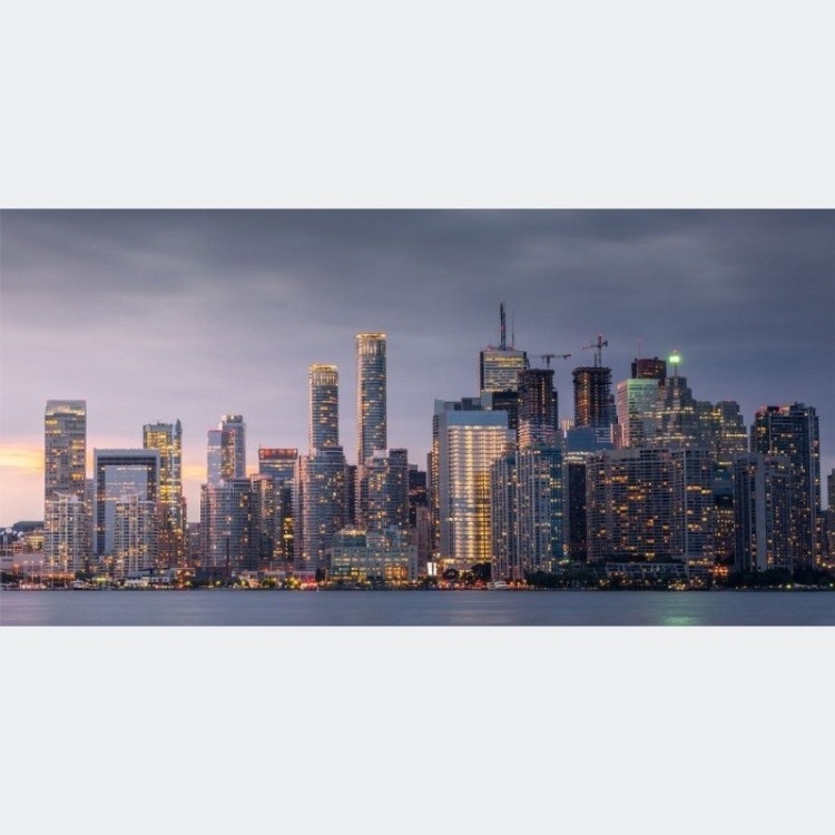 Painel Fotográfico Cidade Toronto Noturna N014310