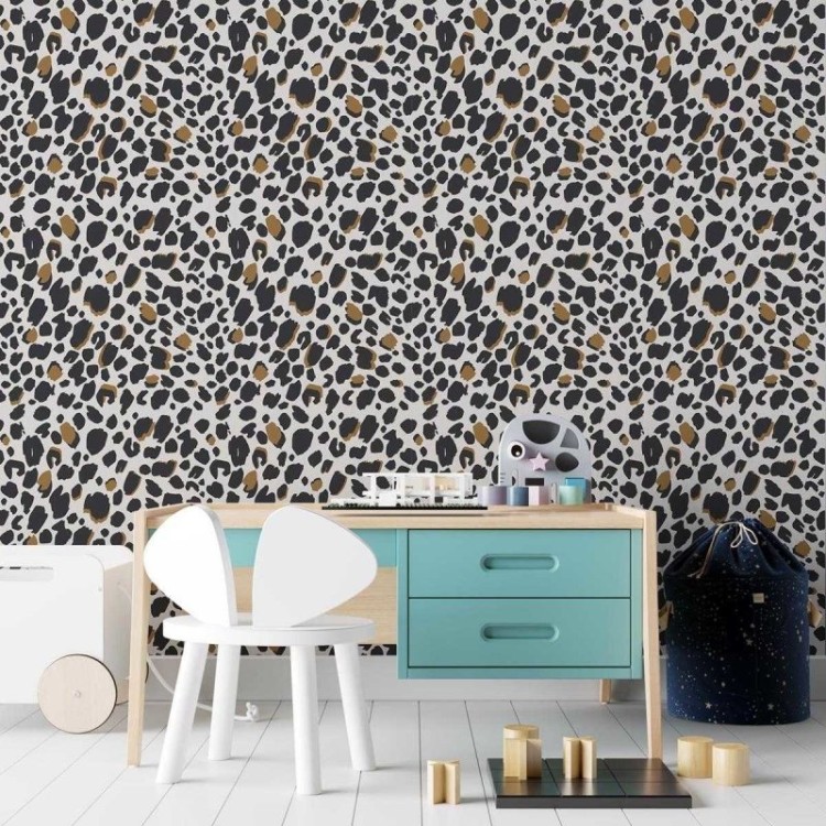 Papel de Parede Adesivo Animal print N03088