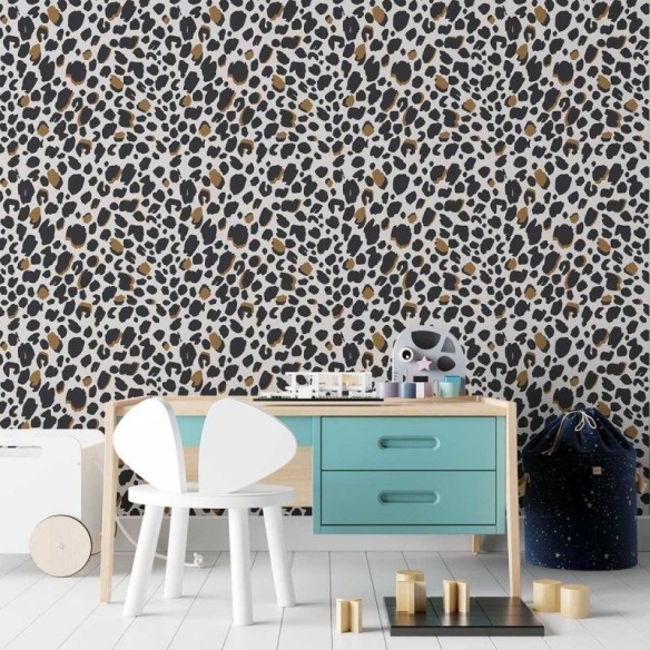 Papel de Parede Adesivo Animal print N03088