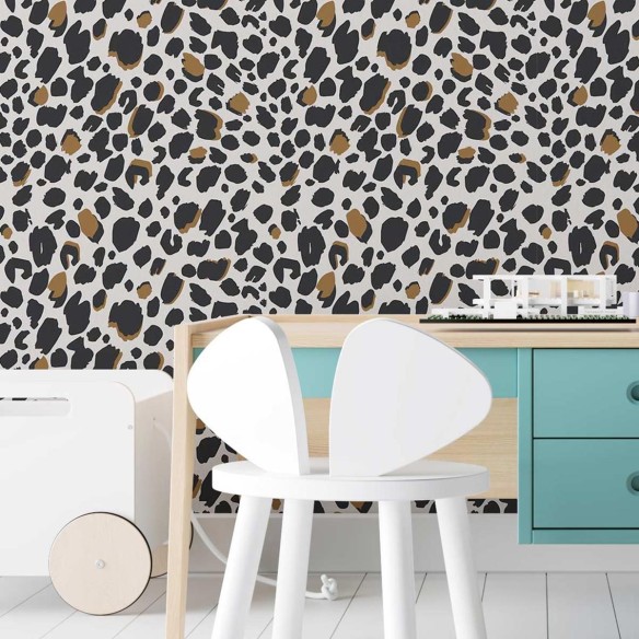 Papel de Parede Adesivo Animal print N03088