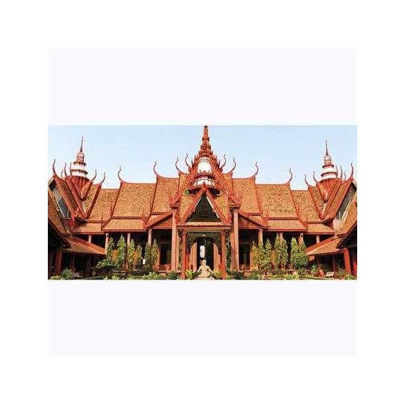 Painel Fotográfico Exterior do Museu Nacional do Camboja