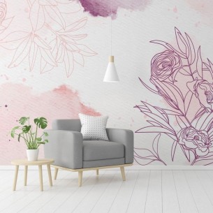Painel Fotográfico Floral...