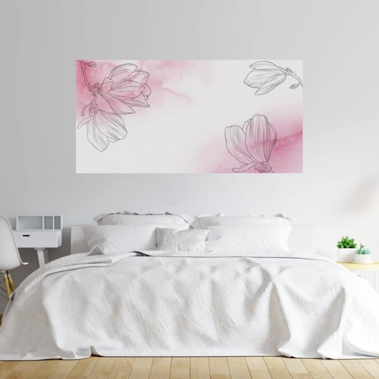 Painel Fotográfico Floral Aquarela N010288