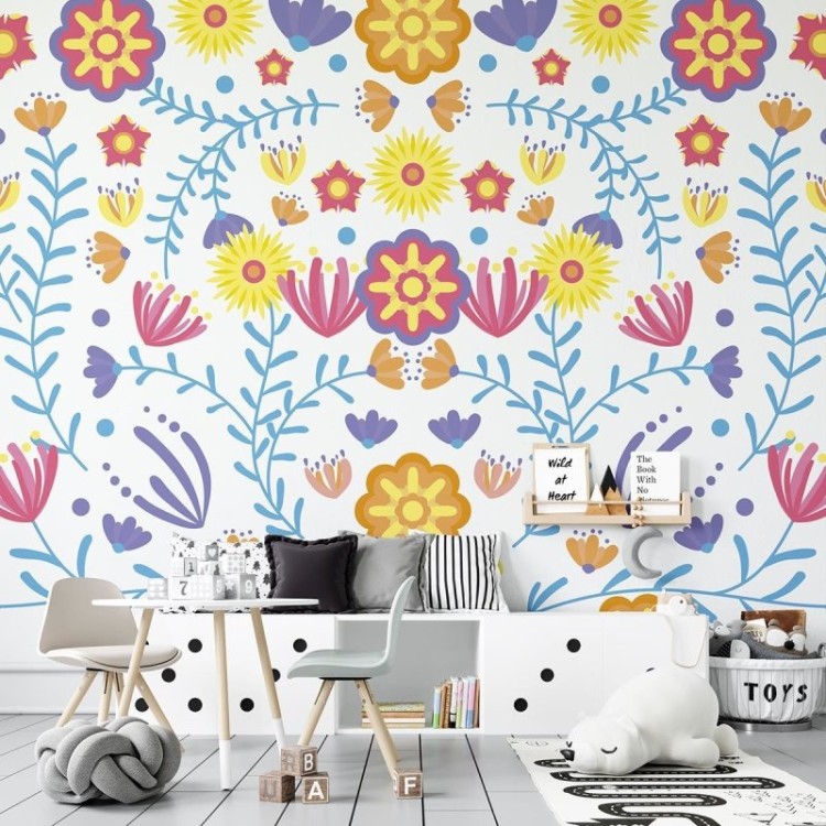 Painel Fotográfico Floral Colorido N07174
