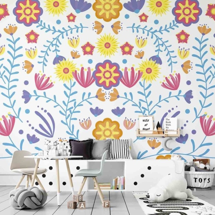 Painel Fotográfico Floral Colorido N07174