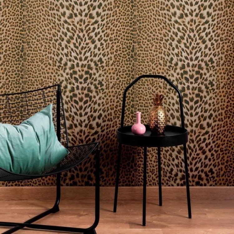Papel de Parede Adesivo Animal Print Onça N010007