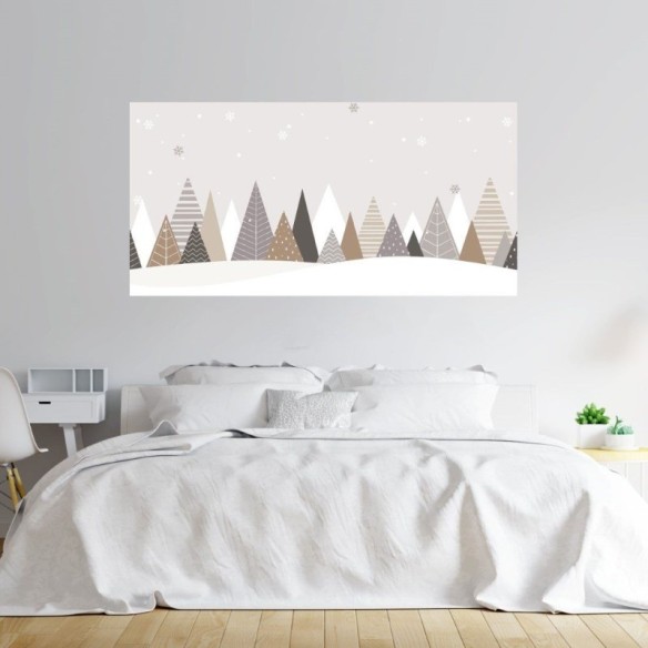 Painel Fotográfico Floresta Inverno N015281