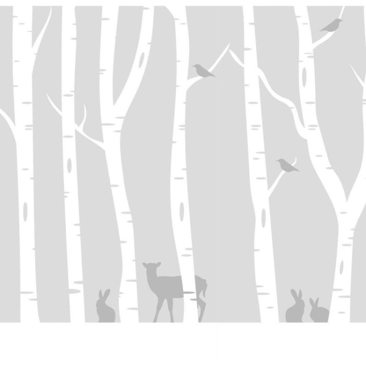 Painel Fotográfico Floresta Nevada N014304