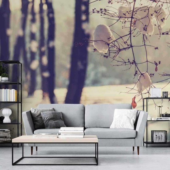Painel Fotográfico Floresta no Inverno