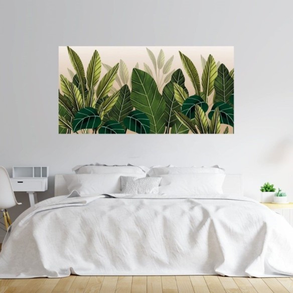 Painel Fotográfico Folhagem Tropical N015290