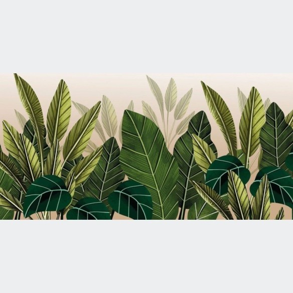 Painel Fotográfico Folhagem Tropical N015290