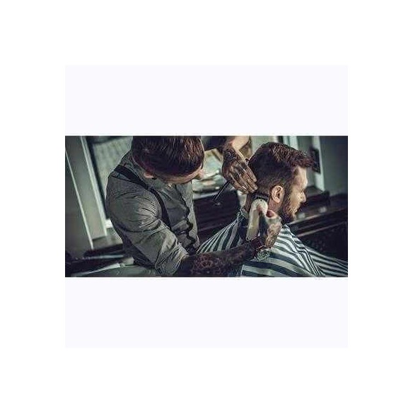 Painel Fotográfico Homem na Barbearia Hairstylist