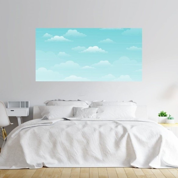 Painel Fotográfico Infantil Nuvens N014303