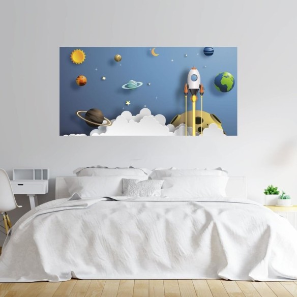 Painel Fotográfico Infantil Universo 3D N010297