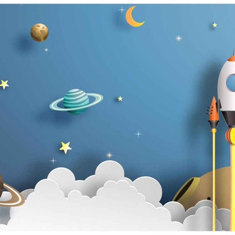 Painel Fotográfico Infantil Universo 3D N010297