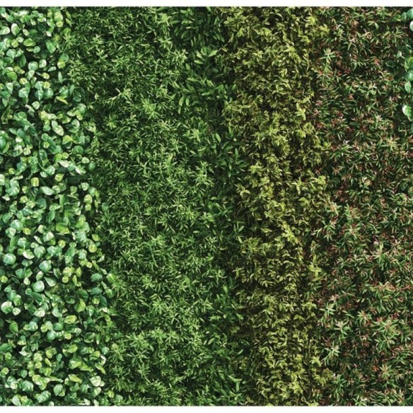 Painel Fotográfico Jardim Vertical Folhas Verdes N017142