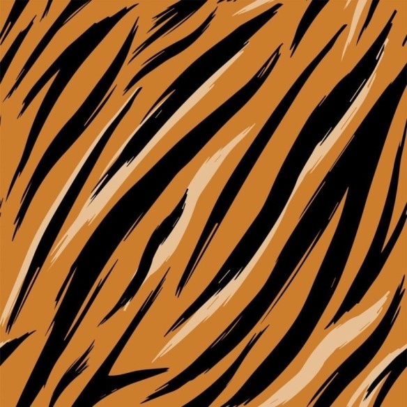 Papel de Parede Adesivo Animal Print Tigre N013215