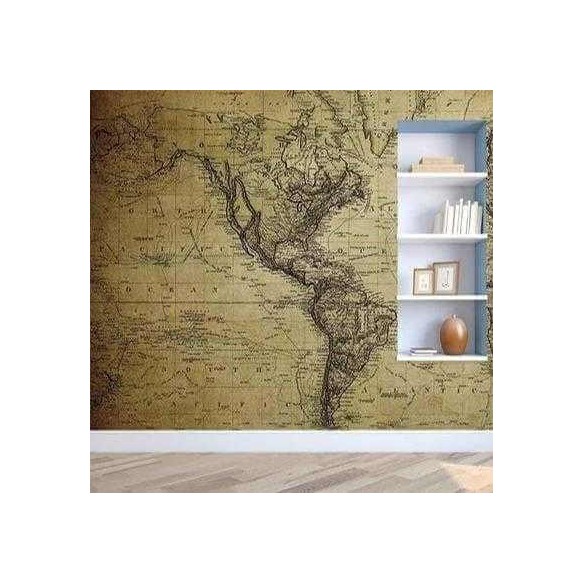 Painel Fotográfico Mapa Mundi 3