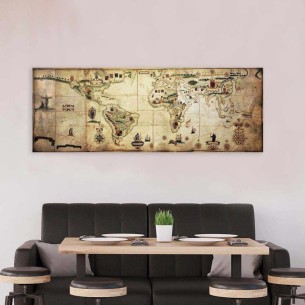 Painel Fotográfico Mapa...