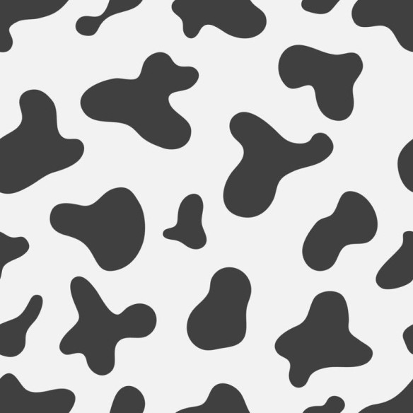 Papel de Parede Adesivo Animal Print Vaca N08056