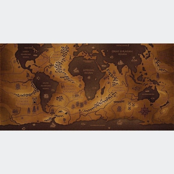 Painel Fotográfico Mapa Mundi N016123