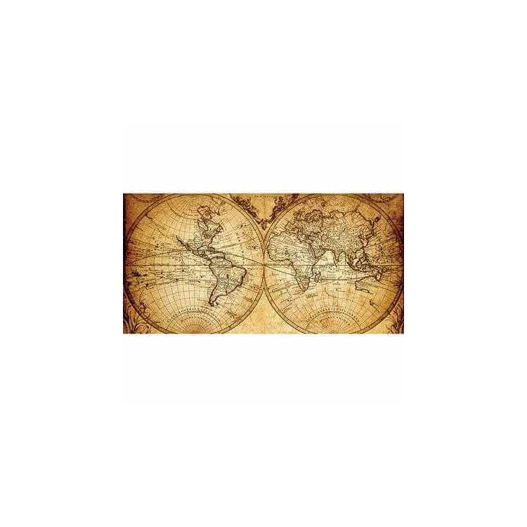 Painel Fotográfico Mapa Mundi Vintage de 1733