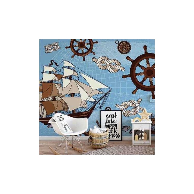 Painel Fotográfico Mapa Pirata 136933430