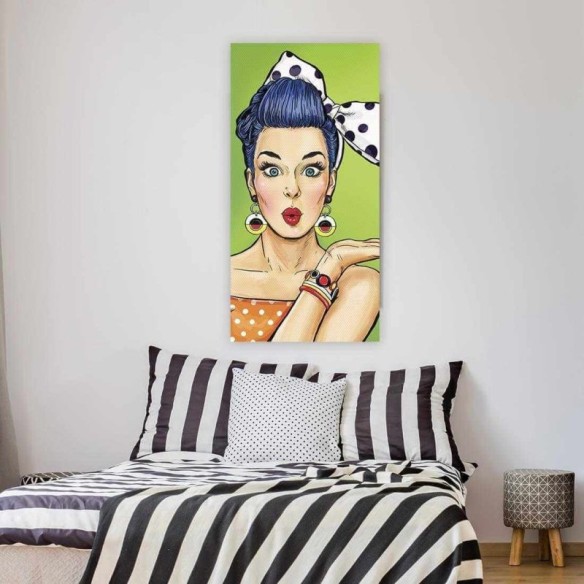 Painel Fotográfico Menina pop Art