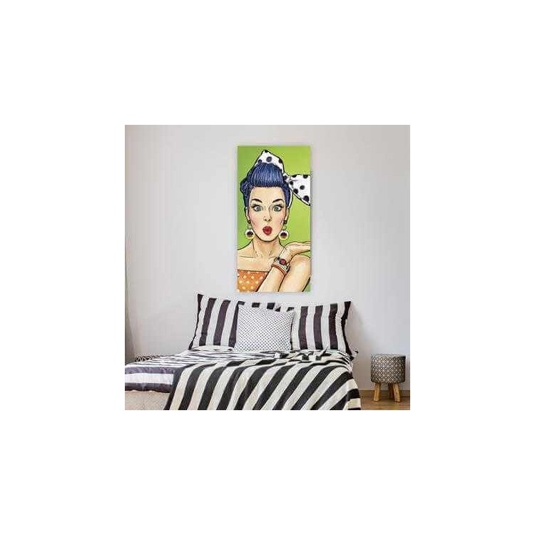 Painel Fotográfico Menina pop Art
