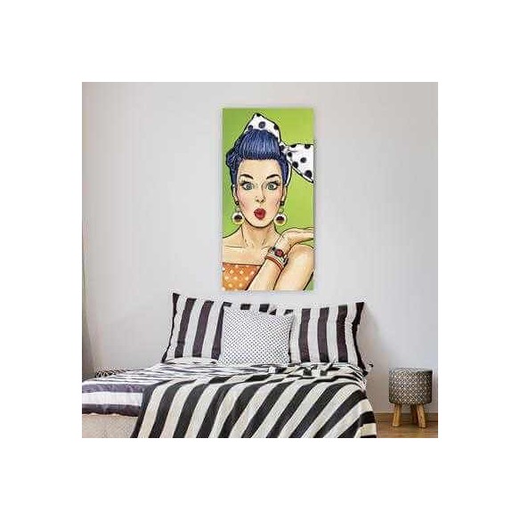 Painel Fotográfico Menina pop Art