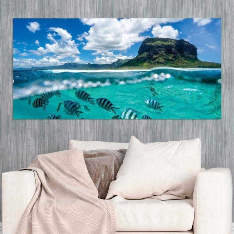 Painel Fotográfico Montanha e Oceano