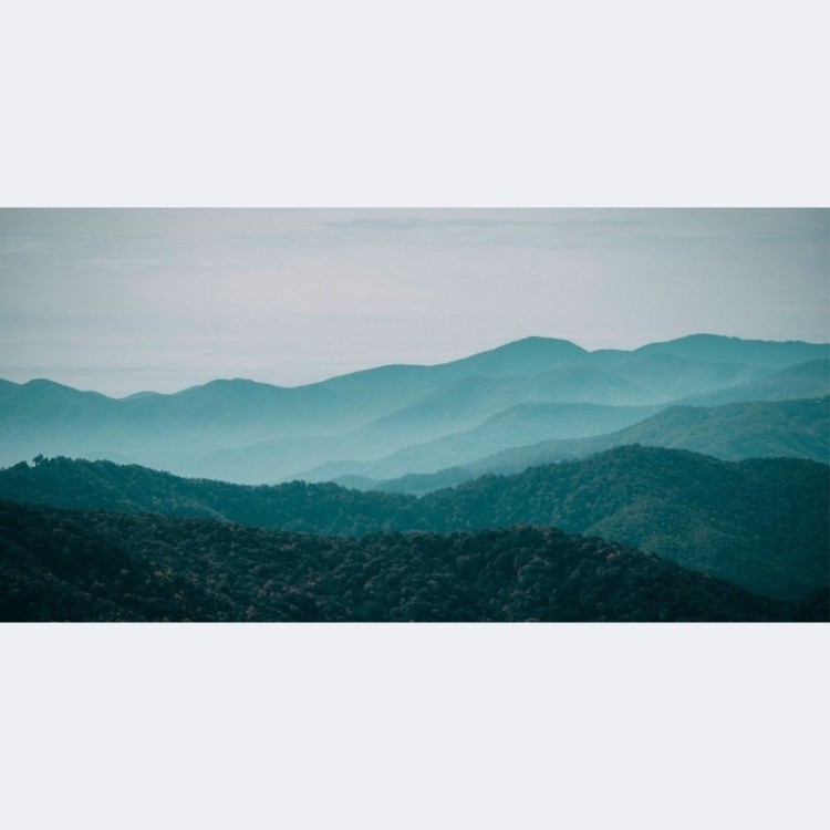 Painel Fotográfico Montanhas com Neblina N012171