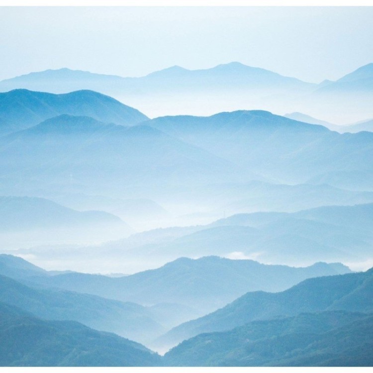 Painel Fotográfico Montanhas com Neblina N014279