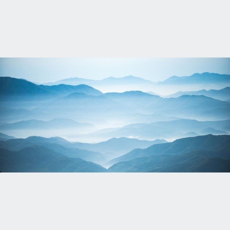 Painel Fotográfico Montanhas com Neblina N014279
