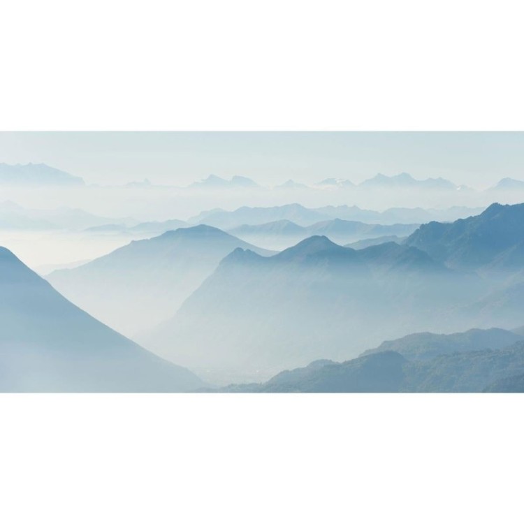 Painel Fotográfico Montanhas Com Névoa N09298