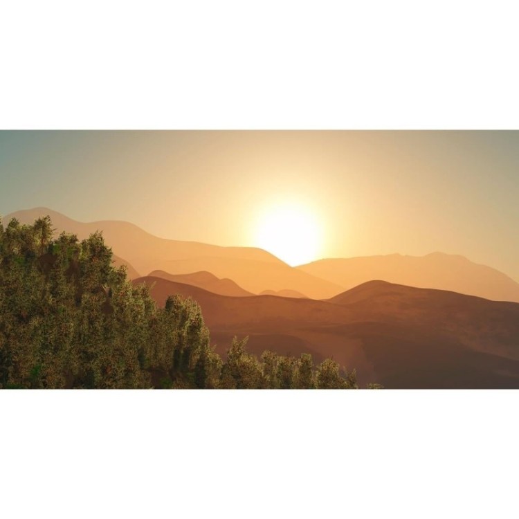 Painel Fotográfico Montanhas Nascer do Sol N07179