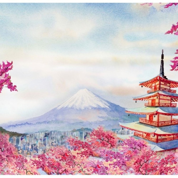 Painel Fotográfico Monte Fuji Japão N014283