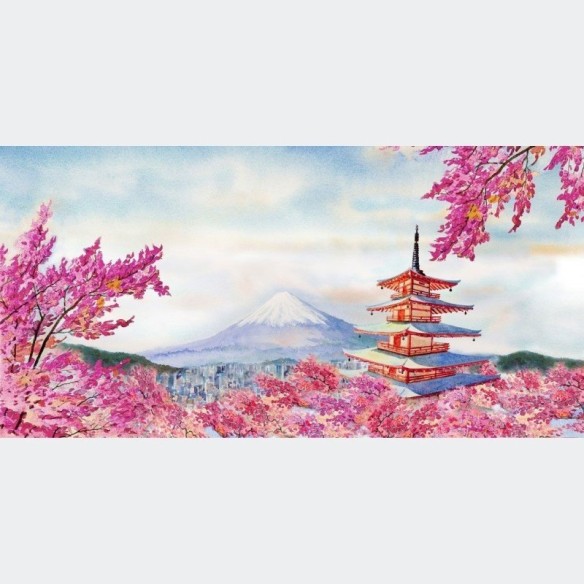 Painel Fotográfico Monte Fuji Japão N014283