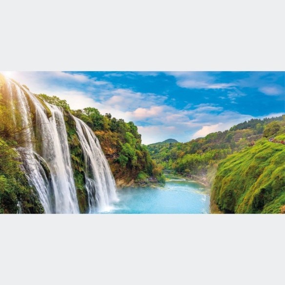 Painel Fotográfico Paisagem Cachoeiras China N016106
