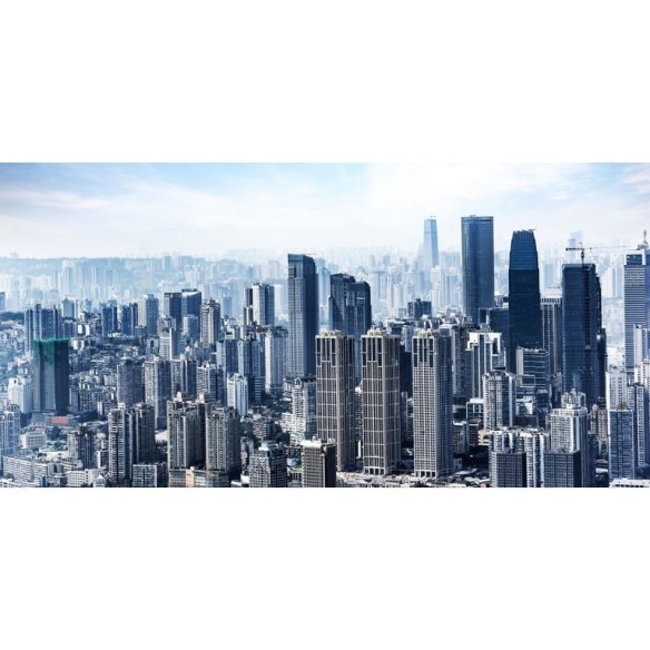 Painel Fotográfico Paisagem Cidade Azul N07193