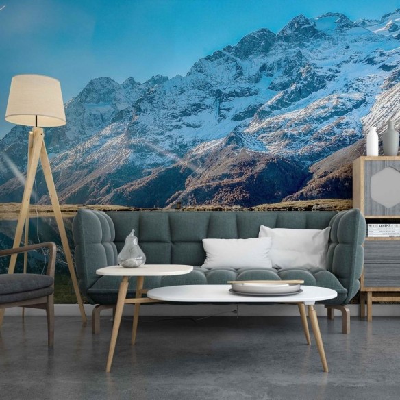 Painel Fotográfico Paisagem Montanha E Lago N09300