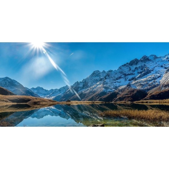 Painel Fotográfico Paisagem Montanha E Lago N09300