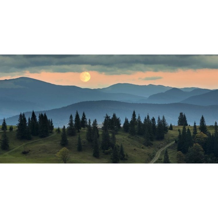 Painel Fotográfico Paisagem Montanha E...