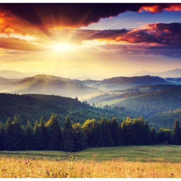 Painel Fotográfico Paisagem Montanhas  N012170