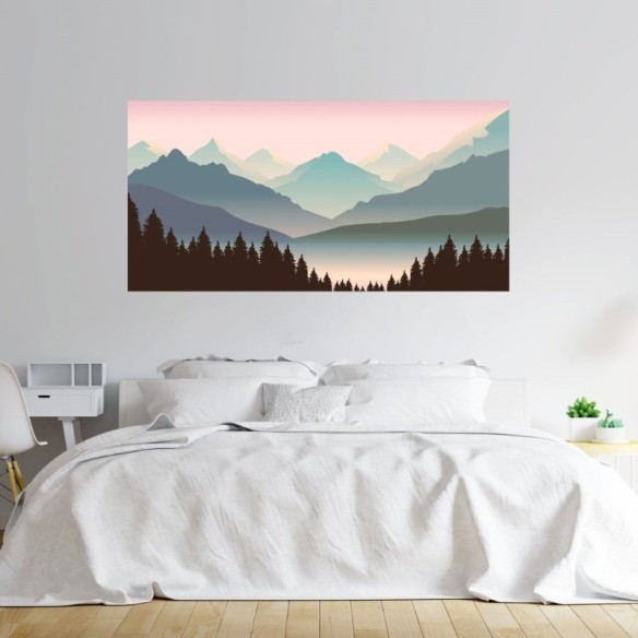 Painel Fotográfico Paisagem Montanhas N014274